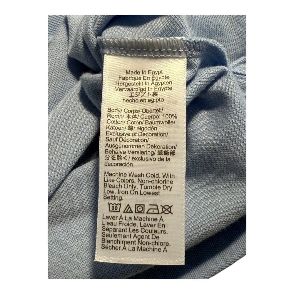 NEW Crewcuts Polo Shirt Soft Cotton Short Sleeve Light Blue Kids Size 16‎ - Picture 6 of 7
